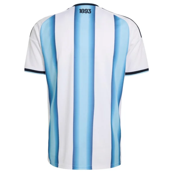 Argentina Home Soccer Jersey 2026 FIFA World Cup 2026 Final Match Edition (With Patches) – Fan Version – back view