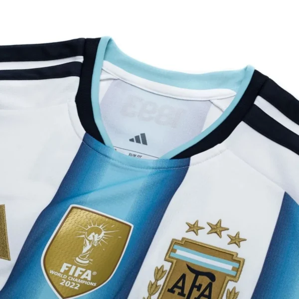 Argentina Home Soccer Jersey 2026 FIFA World Cup 2026 Final Match Edition (With Patches) – Fan Version – jersey details