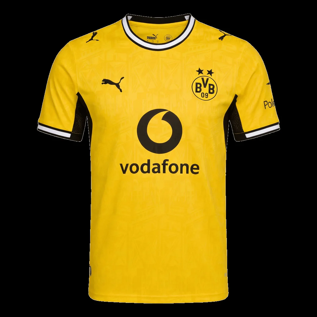Borussia Dortmund 2026/27 home fan version jersey, front view