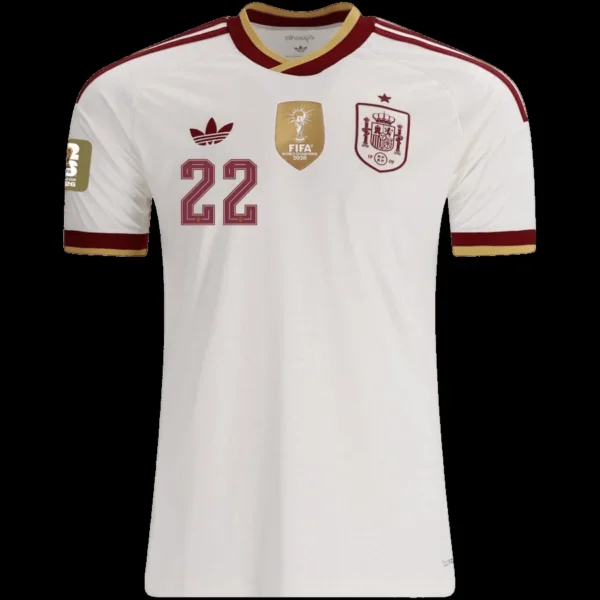 cubarsi-22-spain-away-soccer-jersey-2026-champion-edition-fan-version-03 CUBARSÍ #22 Spain Away Soccer Jersey 2026 Champion Edition – Fan Version – jersey details
