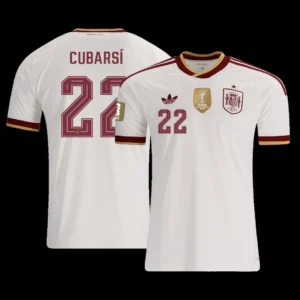cubarsi-22-spain-away-soccer-jersey-champion-edition-2026-player-version-01 CUBARSÍ #22 Spain Away Soccer Jersey Champion Edition 2026 Player Version – front view