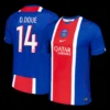 D.DOUÉ #14 PSG Home Soccer Jersey 2026/27 – Fan Version – front view