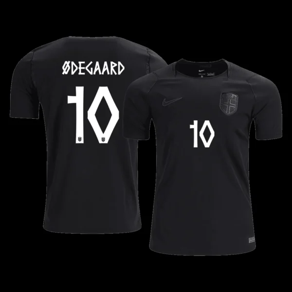 ØDEGAARD #10 Norway Away Soccer Jersey 2026 – Fan Version – front view