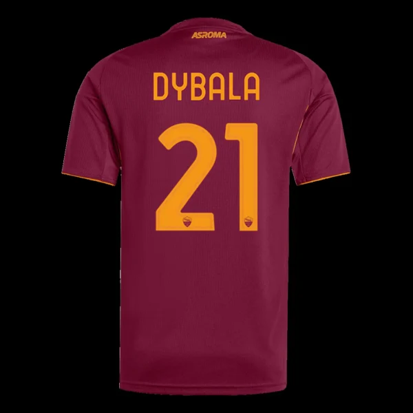 DYBALA #21 Roma Home Soccer Jersey 2025/26 – Fan Version – jersey details