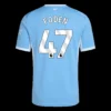 FODEN #47 Manchester City Home Soccer Jersey 2026/27 – Fan Version – back view