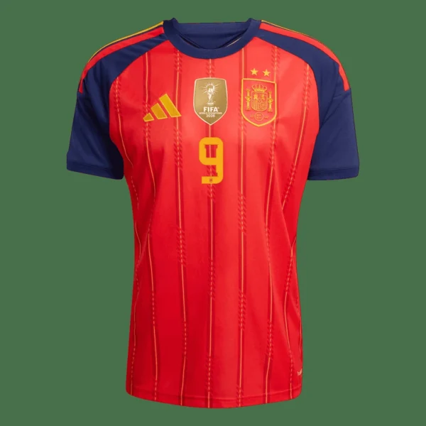 GAVI #9 Spain Home Soccer Jersey 2026 Champion Edition – Fan Version – jersey details