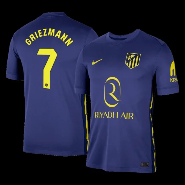 GRIEZMANN #7 Atletico Madrid Away Soccer Jersey 2025/26 – Fan Version – front view