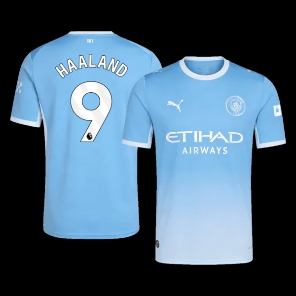 HAALAND #9 Manchester City Home Soccer Jersey 2026/27 – Fan Version – front view