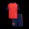 Kid’s Spain Home Soccer Kit – Jersey + Shorts Champion Edition 2026 – Fan Version – back view