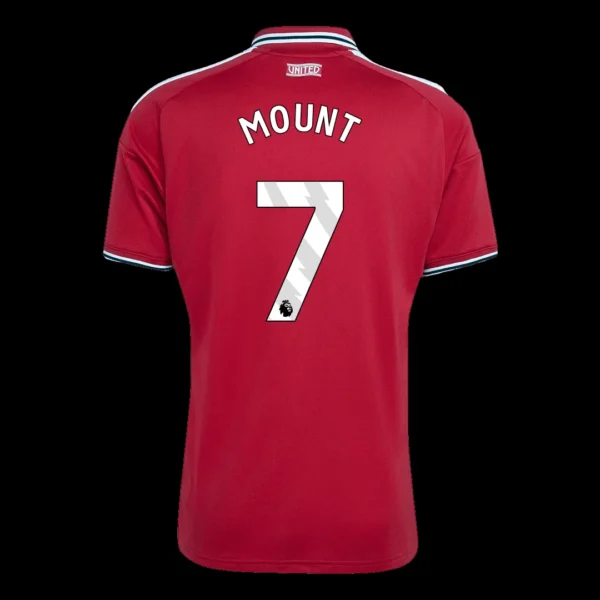 MOUNT #7 Manchester United Home Soccer Jersey 2026/27 – Fan Version – back view