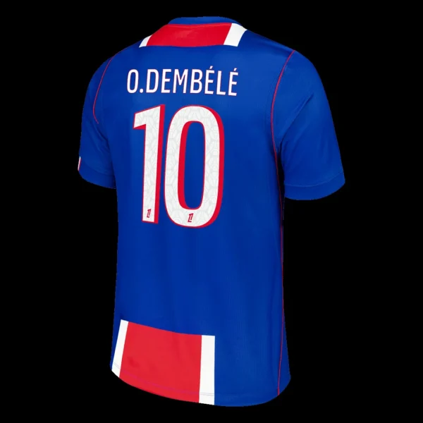 O.DEMBÉLÉ #10 PSG Home Soccer Jersey 2026/27 – Fan Version – back view