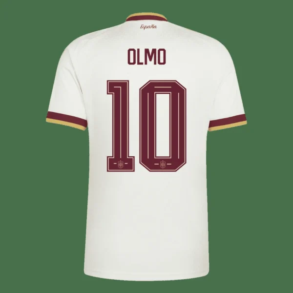olmo-10-spain-away-soccer-jersey-2026-champion-edition-fan-version-02 OLMO #10 Spain Away Soccer Jersey 2026 Champion Edition – Fan Version – back view