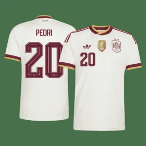 PEDRI #20 Spain Away Soccer Jersey 2026 Champion Edition – Fan Version – front view