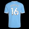 RODRIGO #16 Manchester City Home Soccer Jersey 2026/27 – Fan Version – back view