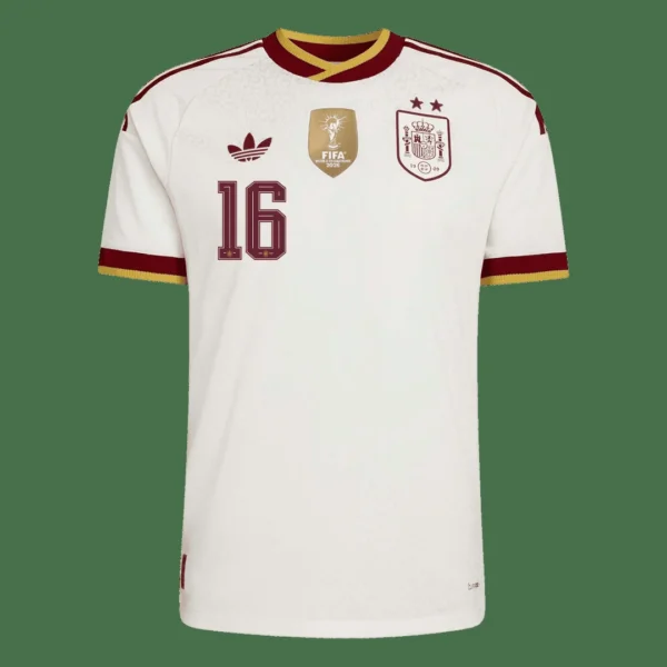 rodrigo-16-spain-away-soccer-jersey-champion-edition-2026-player-version-03 RODRIGO #16 Spain Away Soccer Jersey Champion Edition 2026 Player Version β jersey details