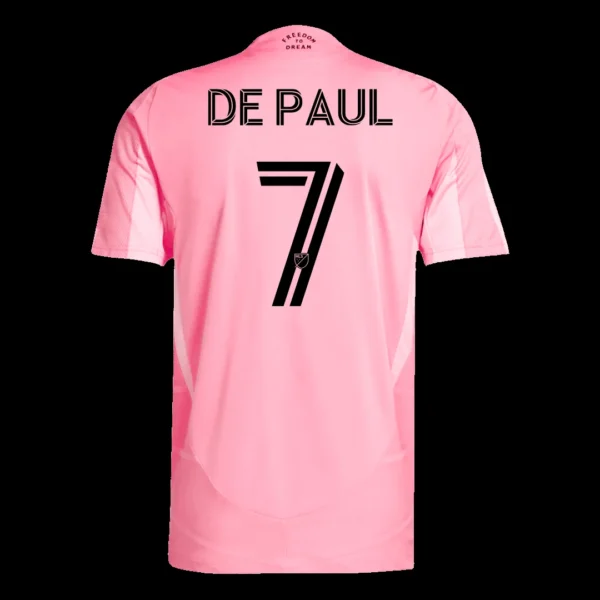 Rodrigo De Paul #7 Inter Miami 2025 Home Jersey – Player Version – jersey details