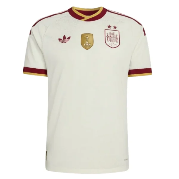 Spain Away Soccer Jersey Champion Edition 2026 Player Version – 2 Stars – front view