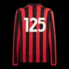 #125 AC Milan 125th Anniversary Long Sleeve Soccer Jersey – Fan Version – front view