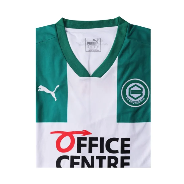 20/21 Groningen Home Green&White Soccer Jerseys Shirt – Fan Version – badge and fabric details