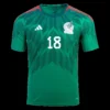A.GUARDADO #18 Mexico Home Soccer Jersey 2022 – Player Version – back view
