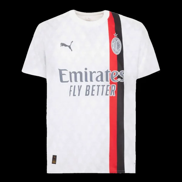 AC Milan Away Soccer Kit – Jersey + Shorts 2023/24 – Fan Version – back view