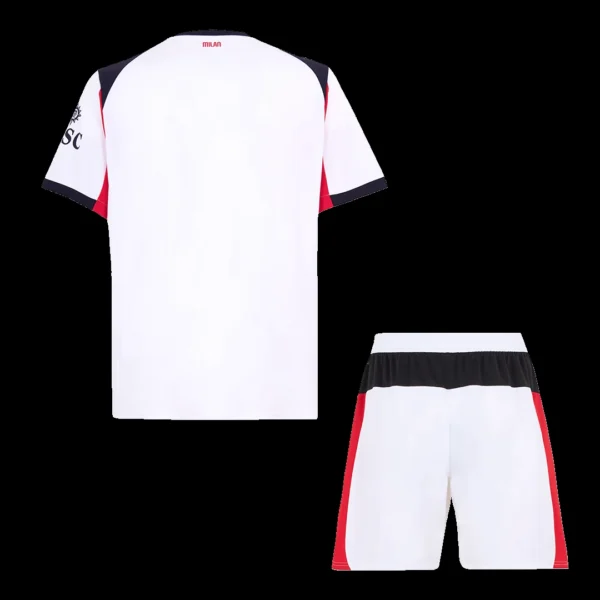 AC Milan Away Soccer Kit – Jersey + Shorts 2025/26 – Fan Version – back view