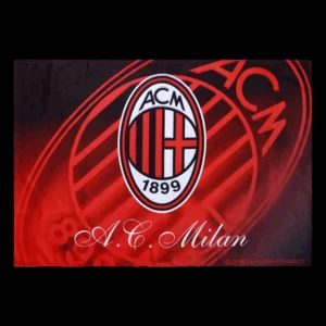 AC Milan Flag Red – Fan Version – front view