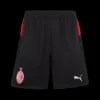 AC Milan Home Soccer Shorts 2025/26 – Fan Version – front view