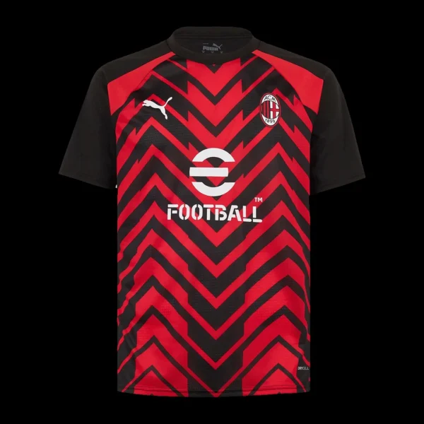 AC Milan Pre-Match Soccer Jersey 2023/24 – Fan Version – front view