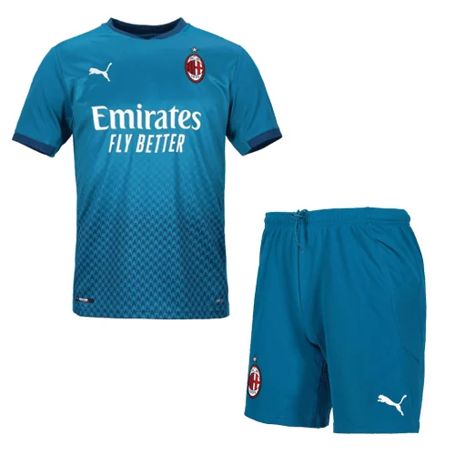 AC Milan Third Away Soccer Kit – Jersey + Shorts 2020/21 – Fan Version – front view