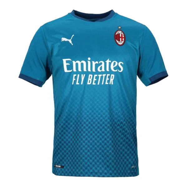 AC Milan Third Away Soccer Kit – Jersey + Shorts 2020/21 – Fan Version – back view