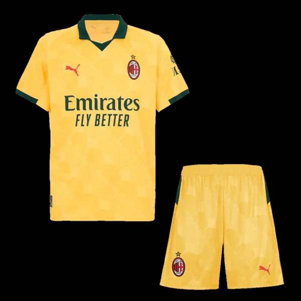 AC Milan Third Away Soccer Kit – Jersey + Shorts 2025/26 – Fan Version – front view