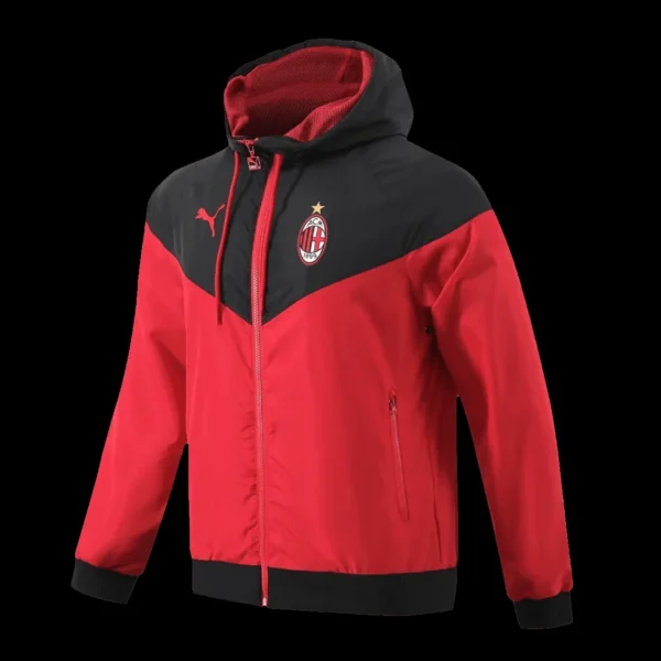 AC Milan Windbreaker Hoodie Jacket 2023/24 – back view