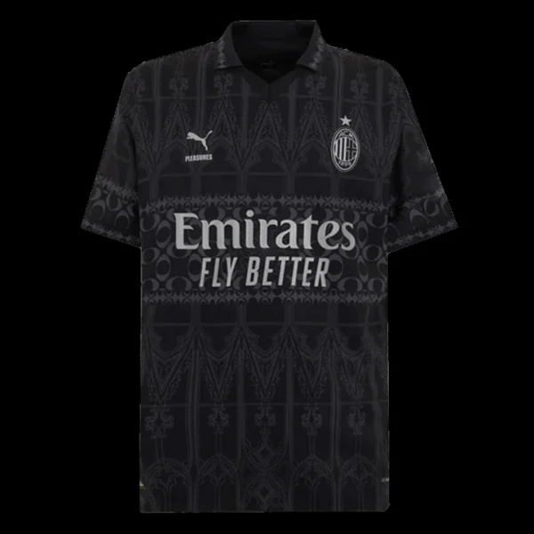 AC Milan X Pleasures Fourth Away Soccer Jersey 2023/24 – Player Version – front view