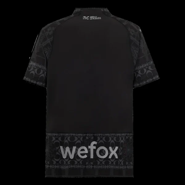 AC Milan X Pleasures Fourth Away Soccer Jersey 2023/24 – Player Version – back view