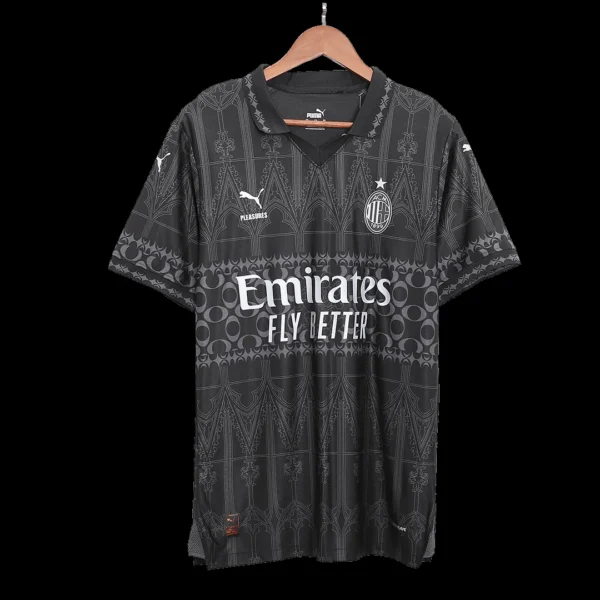 AC Milan X Pleasures Fourth Away Soccer Jersey 2023/24 – Player Version – jersey details