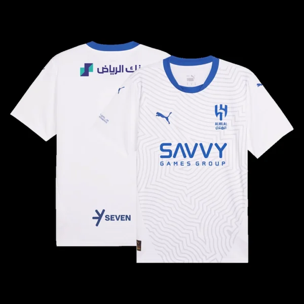 Al Hilal SFC Away Soccer Jersey – Fan Version – jersey details