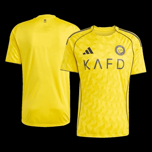 Al Nassr Home Soccer Jersey 2025/26 – Fan Version – jersey details