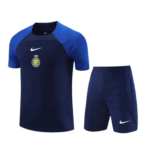Al Nassr Pre-Match Soccer Kit – Jersey + Shorts 2023/24 – Fan Version – back view