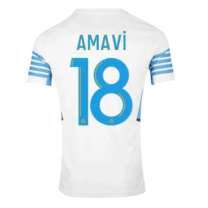 amavi-18-marseille-home-soccer-jersey-2021-22-fan-version-115109-01 AMAVI #18 Marseille Home Soccer Jersey 2021/22 โ Fan Version โ front view