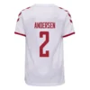 ANDERSEN #2 Denmark Away Soccer Jersey 2021 – Fan Version – front view