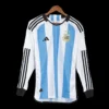 Argentina 3 Stars Home Long Sleeve Soccer Jersey 2022 – Player Version – front view