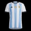 Argentina 3 Stars Home Soccer Kit – Jersey + Shorts 2022 – Fan Version – back view