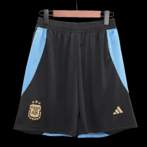Argentina Home Soccer Shorts Copa America – Fan Version – front view