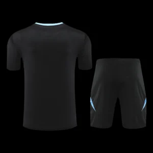 Argentina Pre-Match Soccer Kit – Jersey + Shorts Copa America – Fan Version – front view