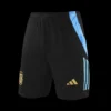 Argentina Pre-Match Soccer Shorts Copa America – Fan Version – front view