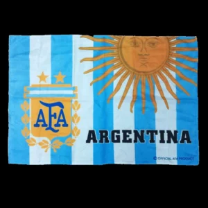 Argentina Team Flag Blue (RED) – Fan Version – front view