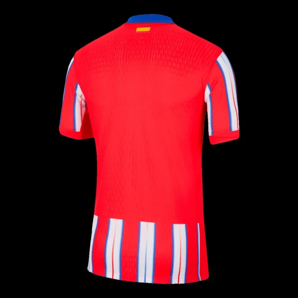 Atletico Madrid Home Soccer Jersey Player Version – back view