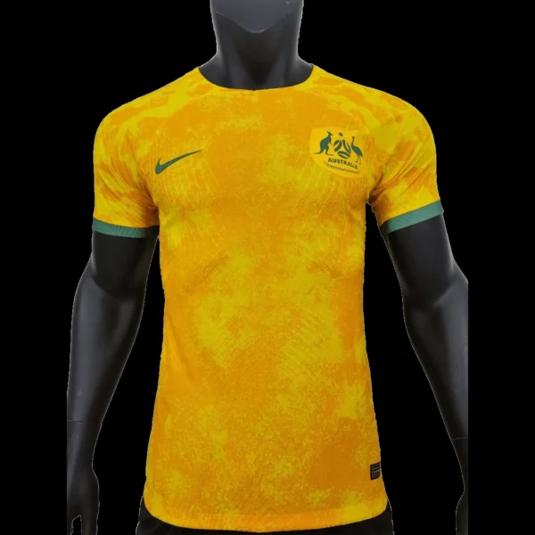 Australia World Cup Home Soccer Jersey 2022 – Player Version – front view