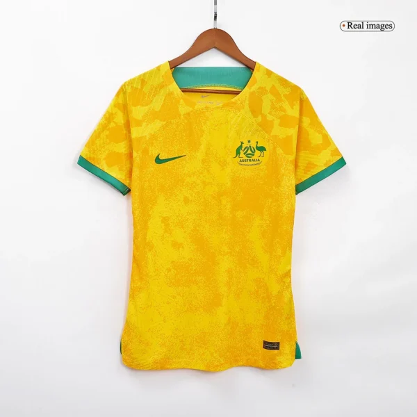 Australia World Cup Home Soccer Jersey 2022 – Player Version – jersey details